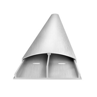 Multibrackets Premium super slim geborsteld aluminium kabelgoot - 110 x 7,5 cm / zilver