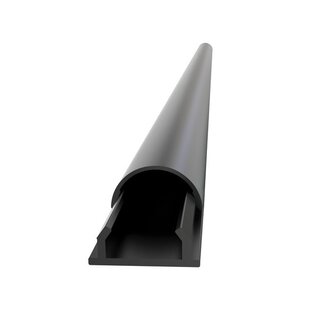 Multibrackets Premium aluminium kabelgoot - 160 x 1,8 cm / zwart