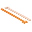 Klittenband kabelbinders 200 x 12mm / oranje (10 stuks)