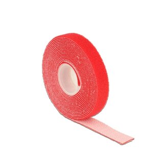 DeLOCK Klittenband rol 13mm / rood (3 meter)