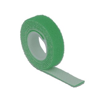 DeLOCK Klittenband rol 13mm / groen (1 meter)