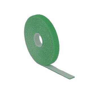 DeLOCK Klittenband rol 13mm / groen (5 meter)