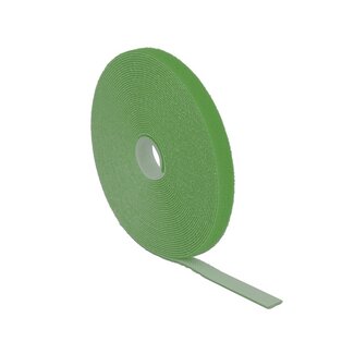 DeLOCK Klittenband rol 13mm / groen (10 meter)