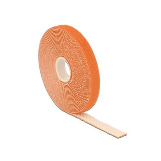 DeLOCK Klittenband rol 13mm / oranje (5 meter)