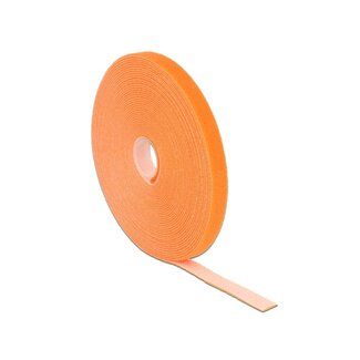 DeLOCK Klittenband rol 13mm / oranje (10 meter)