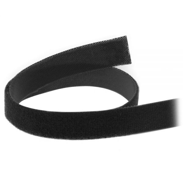 Klittenband rol 16mm / zwart (10 meter) | InLine