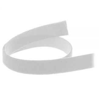 InLine Klittenband rol 16mm / wit (10 meter)