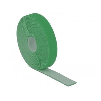 DeLOCK Klittenband rol 20mm / groen (5 meter)