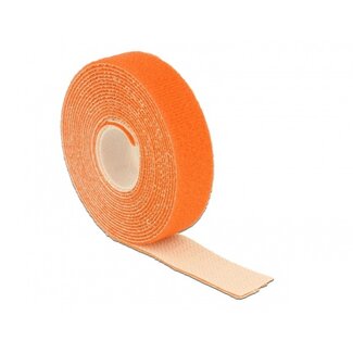 DeLOCK Klittenband rol 20mm / oranje (3 meter)