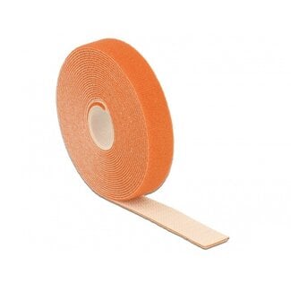 DeLOCK Klittenband rol 20mm / oranje (5 meter)