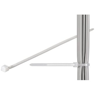 DeLOCK Tie-wraps 800 x 9mm / transparant (10 stuks)