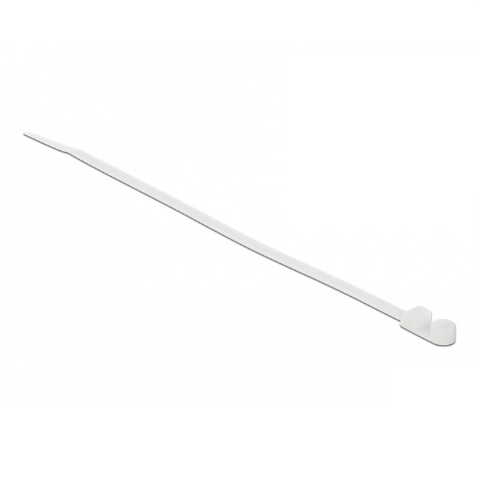 Tie-wraps 120 x 2,5mm / transparant - met montagegat (100 stuks) | InLine