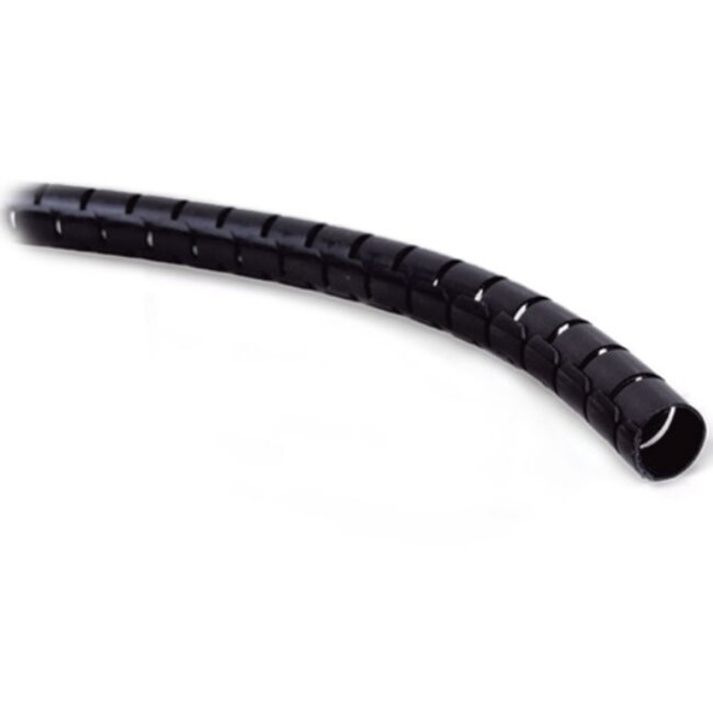 Cable eater kabelslang met rijgtool - 15mm / 10m / zwart