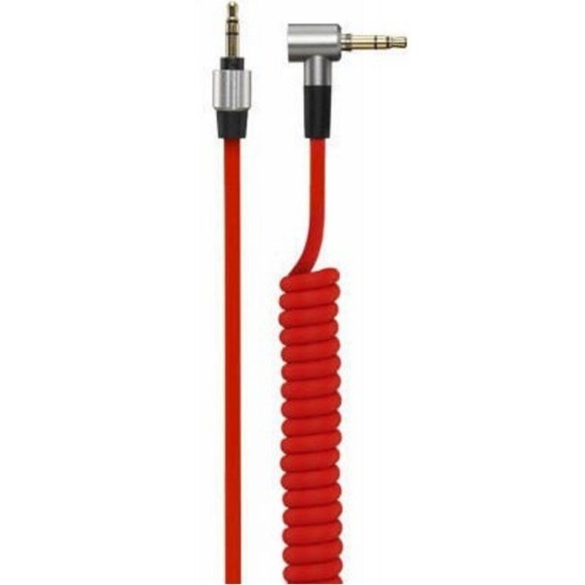 3,5mm naar 3,5mm/6,35mm kabel - rood - 2 meter