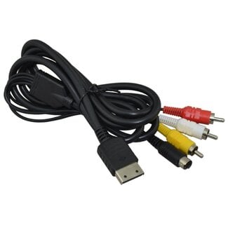 Coretek Composiet AV en S-VHS kabel voor SEGA Dreamcast - 1,8 meter