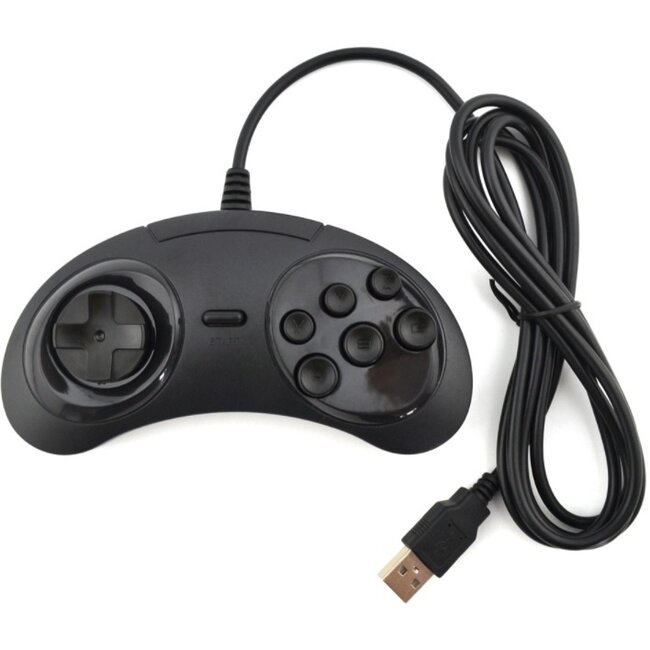 SEGA style USB controller voor PC/Notebook - 2 meter