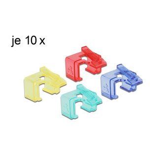 DeLOCK Reparatie clips voor RJ45 connectoren