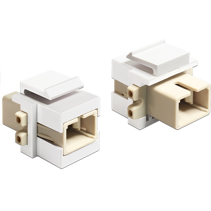 DeLOCK 86331. Kleur van het product: Beige, Aansluiting 1: SC, Aansluiting 2: SC. Breedte: 27,6 mm, Diepte: 17,8 mm, Hoogte: 22,1 mm