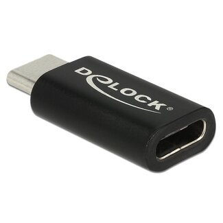 DeLOCK USB-C poortbeschermer - zwart