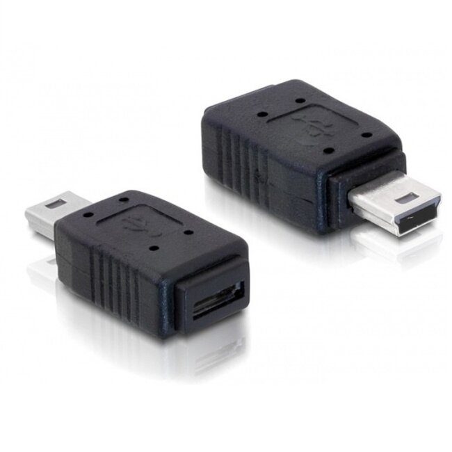 USB mini 5p mannelijk - USB Micro A-B vrouwelijk adapter