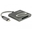 DeLOCK USB Cardreader met USB-C connector en 1 kaartsleuf - voor XQD - USB3.0