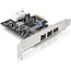 DeLOCK FireWire 400/800 PCI Express kaart - 1x 6-pins + 2x 9-pins