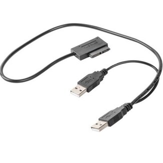 Cablexpert Cablexpert USB2.0 naar Slim SATA converter - 0,50 meter