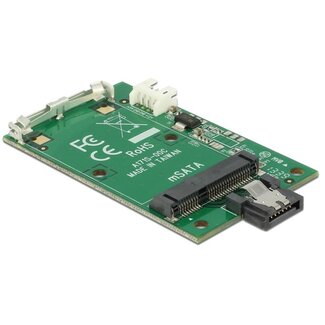 DeLOCK SATA 7-pins > mSATA full size converter