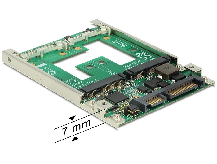 DeLOCK 62545 interfacekaart/-adapter mSATA Intern