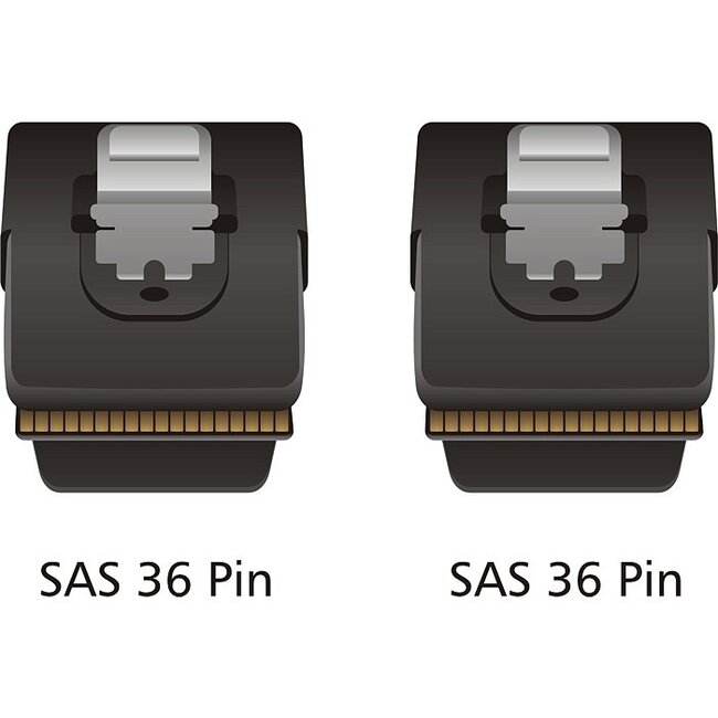 Mini-SAS SFF-8087 > Mini-SAS SFF-8087 - 0,50 meter