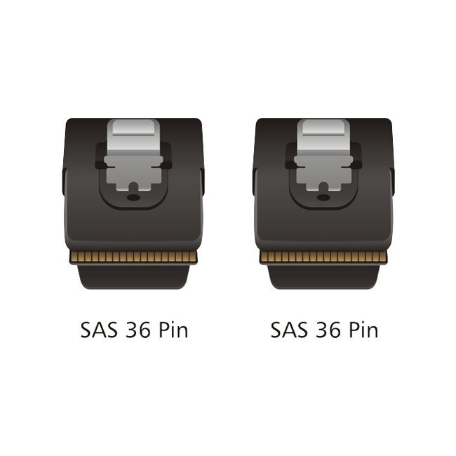 Mini-SAS SFF-8087 > Mini-SAS SFF-8087 - 1 meter