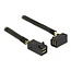 Mini-SAS HD SFF-8643 naar haakse Mini-SAS HD SFF-8643 data kabel / zwart - 1 meter