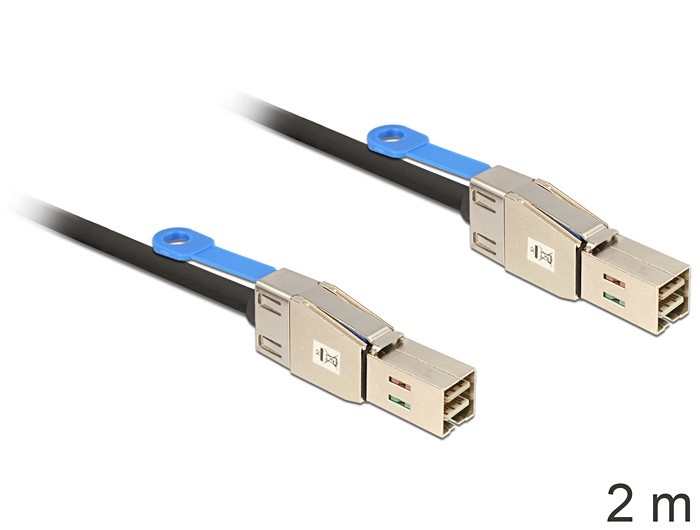 DeLOCK Mini-SAS HD SFF-8644 > Mini-SAS HD SFF-8644 - 2 meter