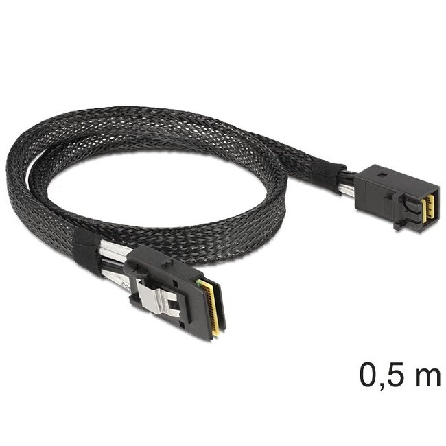 Mini-SAS HD SFF-8643 > Mini-SAS SFF-8087 - 0,50 meter
