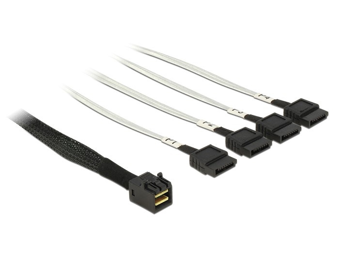 DeLOCK Mini-SAS HD SFF-8643 > 4x SATA - 1 meter