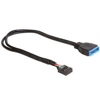 Cablexpert Pin Header USB3.0 - USB2.0 adapter - 0,30 meter