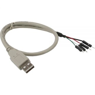 InLine Pin Header USB2.0 - USB-A adapter - 0,40 meter