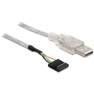 DeLOCK Pin Header USB2.0 - USB-A adapter - 0,70 meter