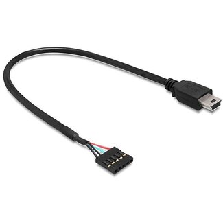 DeLOCK Pin Header - USB Mini B kabel - 0,30 meter