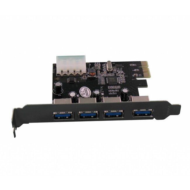 USB PCIe kaart - 4x USB-A / USB3.0