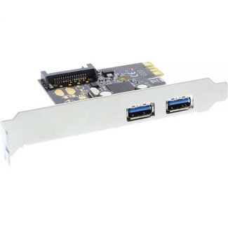 InLine InLine PCIe kaart - 2x USB3.0 met SATA-voeding