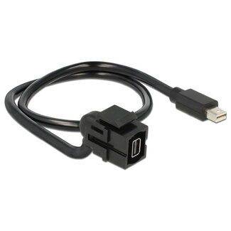 DeLOCK Mini DisplayPort (m) - Mini DisplayPort (v) Keystone module - 0,50 meter