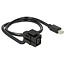 Mini DisplayPort (m) - Mini DisplayPort (v) Keystone module - 0,50 meter