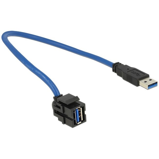 Keystone USB3.0 module met kabel - 0,50 meter