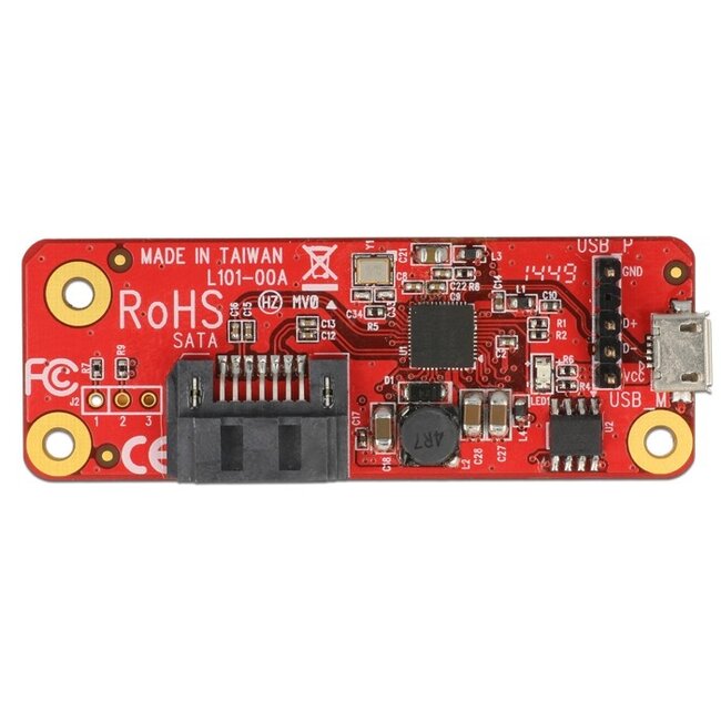 Delock - USB > SATA module voor Raspberry Pi