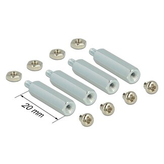 DeLOCK Delock - bevestigingskit (20mm standoffs) voor Raspberry Pi