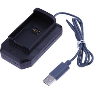 Dolphix Oplaadstation voor XBOX 360 controller accu - zwart