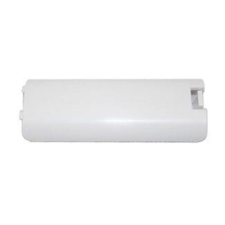 Coretek Batterij cover voor Nintendo Wii Remote controllers met/zonder MotionPlus / wit