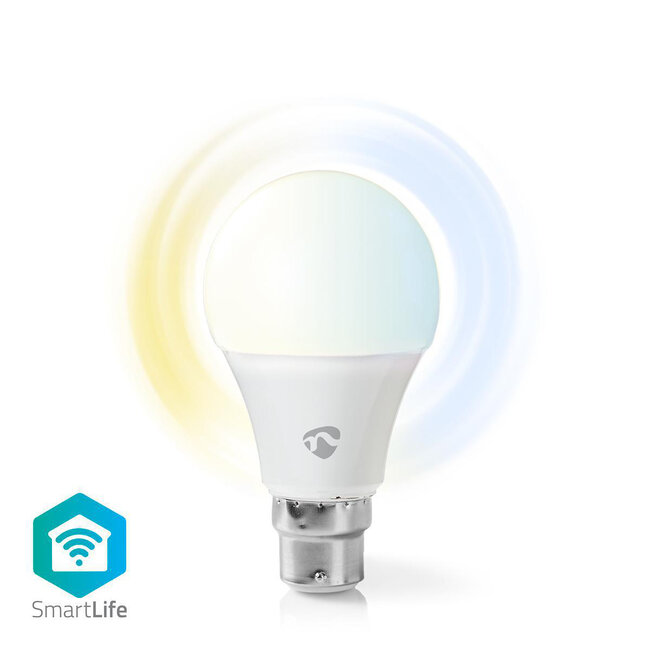 Nedis SmartLife Wi-Fi LED-lamp - B22 fitting / warm-wit tot koud-wit