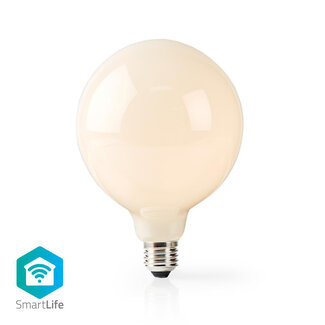 Nedis Nedis SmartLife Wi-Fi LED-lamp - E27 fitting - G125 vorm / warm-wit (wit / glas)